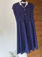 Igazi Vintage pöttyös ruha 44 méret