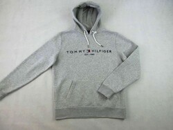EREDETI TOMMY HILFIGER (M) SPORTOS ELEGÁNS HOSSZÚ UJJÚ FÉRFI KAPUCNIS PULÓVER