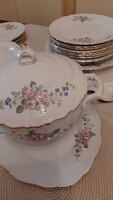 Antik MZ Cseh.Bridal Rose ètkèszlet