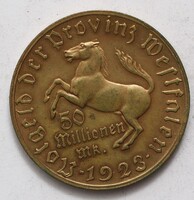 Németország Vesztfália 50 millió márka 1923 / Westfalen 50 millionen mark 1923
