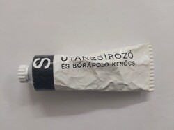 Utánzsírozó kézápoló kenőcs – bontatlan, szocialista ipari termék - fehér