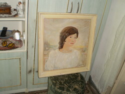 Szignózott olaj festmény