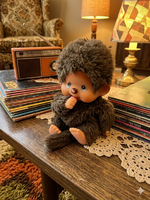 Vintage 1974-es Sekiguchi Monchhichi majom figura – Japán kiadás