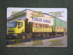 Kártyanaptár,Timár vaskereskedés,Pilisvörösvár,Szada,Fót,Érd,Vecsés,Renault teherautó, 2011  (3)