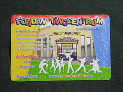 Kártyanaptár,Papp Viktor,Fordan tánciskola,Pécs, 2011  (3)