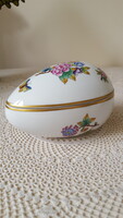 Herendi porcelán tojás alakú bonbonier