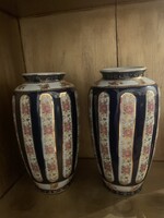 Kobaltkék Meisseni porcelán vázapár
