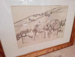 Bokros László (1931-2010) Szigliget,Balatonpart