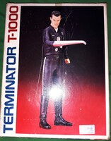 Retro TERMINATOR -T 1000 MAKETT FIGURA SZUPER ÉLETHŰ ROBERT PATRICK 40 CM dobozával a képek szerint