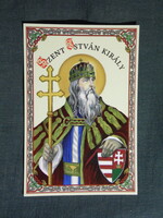 Kártyanaptár,Vallás,Szent István Király,grafikai, 2012  (3)