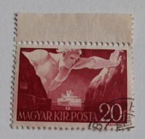 1941 Gróf Széchenyi István (I) 20 fillér pecsételt