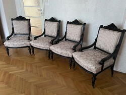 Viennese Boulle Style Armchairs