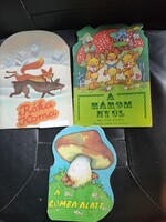 A három nyúl,A gomba alatt,Róka koma.-Mese füzetek a 3együtt.
