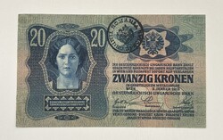 20 Korona 1913 I. kiadás - Román felülbélyegzés - Osztrák oldalon / Bukovina - VF-XF tartás