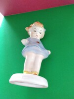Katicás Bodrogkeresztúri porcelán kislány