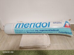 Lufi, luftballon, dekoráció, fogmosó kellék. Felfújható bemutató fogkrém. Meridol. Különleges.