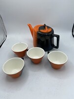Art deco Gránit kávés készlet