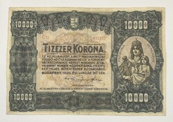 10000 Korona 1920 - VF tartásban - NEM JAVÍTOTT
