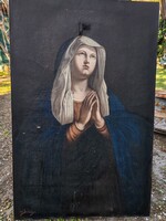 Megmentésre 68x105 cm, antik festmény