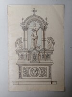 TEMPLOMI OLTÁR TERV, VÁZLAT