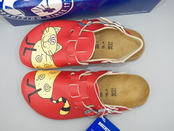 Új! BIRKENSTOCK Kay Prof klumpa 38 -as keskenyebb (macskás)