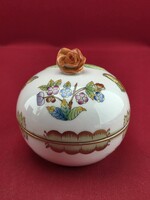 Herendi Viktória mintás rózsafogós bonbonier