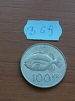 IZLAND 100 KORONA 2011 Alpakka, Tengeri nyúl  B69