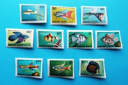 (Z) 1962. Akváriumi díszhalak I. sor - (Kat.: 800.-) - LEÍRÁS!!!