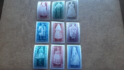 1963 Népviseletek 2. ** Kat: 800 Ft