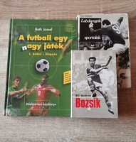 Ritka futtballkönyv csomag:Both József (szakmai alapmű) +Keménytáblás Bozsik + Zsolt R.