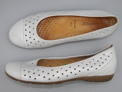 GABOR lyukacsos puha bőr balerina, 38,5 / 39