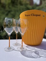 CHAMPAGNE CLUB - Veuve Clicquot “Sunrays” pezsgőveder + 3 kristály pezsgőspohár
