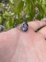 Női 835 Ezüst Antik Nagy Topázköves Gyűrű! 57-es méret!