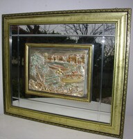 CREAZIONI ARTISCHE 925 STERLING SILVER! RELIEF ART!!