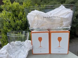 CHAMPAGNE CLUB - Louis Roederer Champagne Parti Készlet 12 Kristálypohár + XXL Pezsgőhűtő + Jégveder