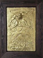 Pécsi Székesegyház - Rétfalvi Sándor bronz dombormű