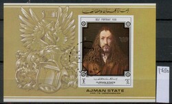 Ajman 1972 – Albrecht Dürer: Önarckép - emlékív