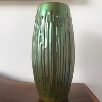 Zsolnay eozin váza Török János sérült