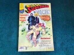 Superman és Batman 7. szám képregény kivágatlan szelvénnyel (1990-99')