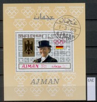 Ajman 1969 – München 1972 Olimpia emlékív