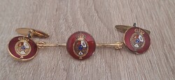Spanish Royal House (casa real) pin and cufflinks