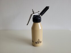 Régi retro mintás habszifon szifon mid century