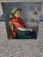 Meseszép Károly Gyula Keszthely festmény