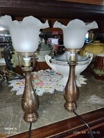 Réz éjjeli lámpa pár