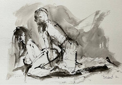 Erato sorozat art by Konrad Biro. Eredeti tus festmény.