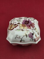 Zsolnay pillangó mintás 10 x 10 cm-es bonbonier