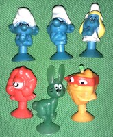 Retro gyűjthető LIDL STIKEEZ figura csomag 6 db egyben a képek szerint