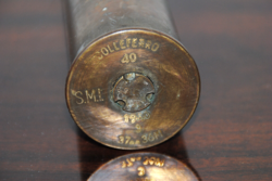 Ritka 37mm 36M olasz-magyar tüzérségi töltény hüvely (1940) – Gyűjtői darab! II. világháborús