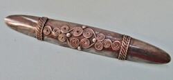 Szép régi art deco  ezüst bross
