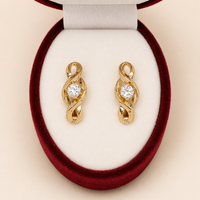 Xuping aranyozott antiallergén fülbevaló, 18 mm (2509)